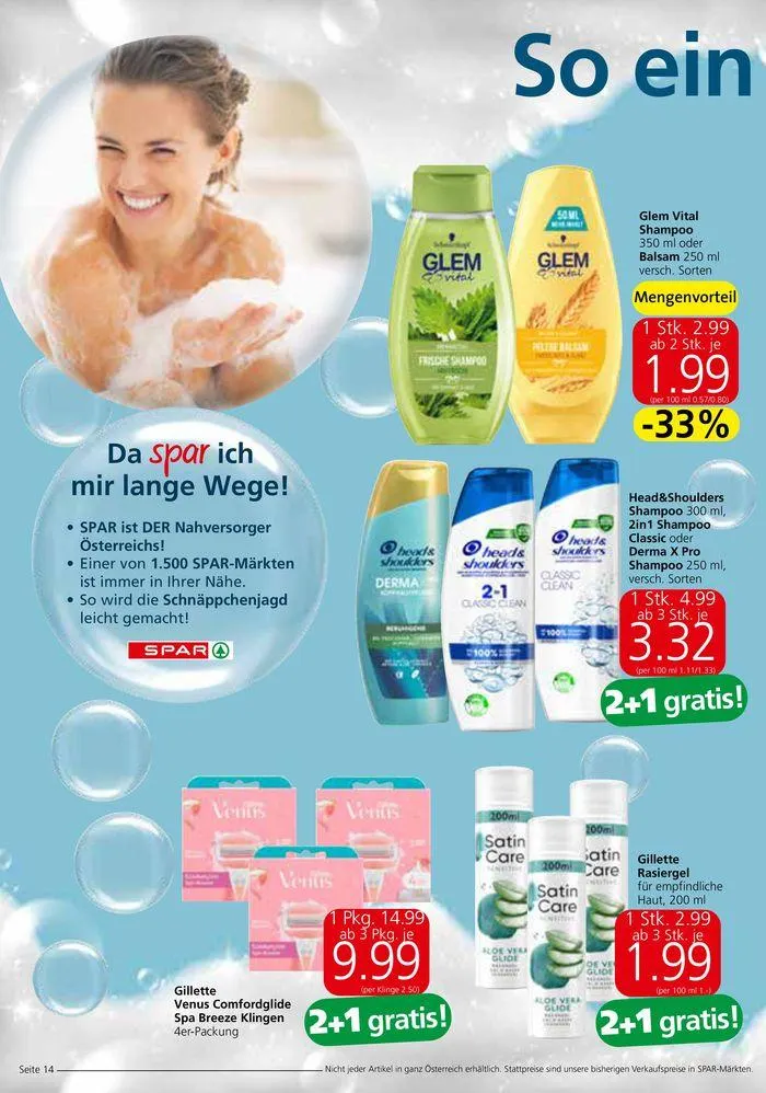 Spar flugblatt von 31. Juli bis 14. August 2024 - Flugblätt seite 14