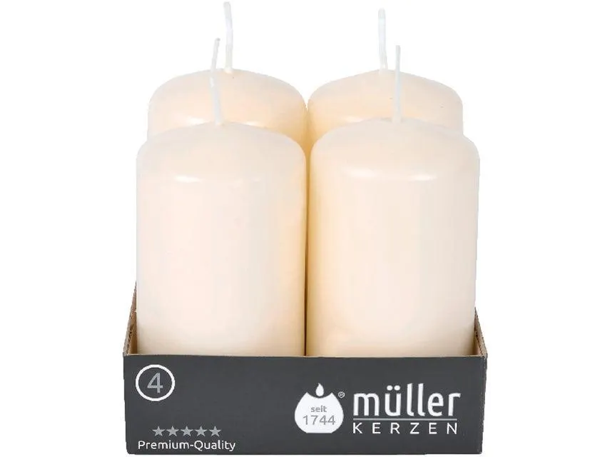 Stumpenkerzenset - D4,8x9 cm