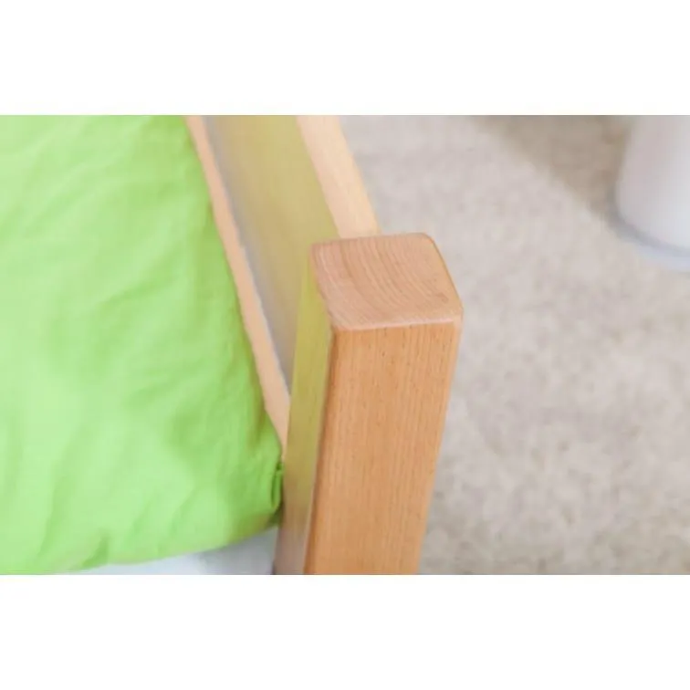 Steiner Shopping Einzelbett / Gästebett Benedikt Buche Vollholz massiv Natur inkl. Rollrost