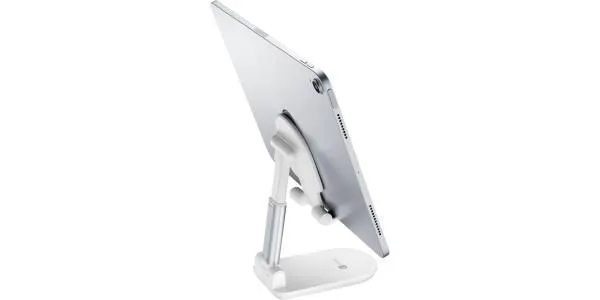 Cellularline, Faltbarer Ständer TABLE STAND für Smartphones und Tablets, Weiss