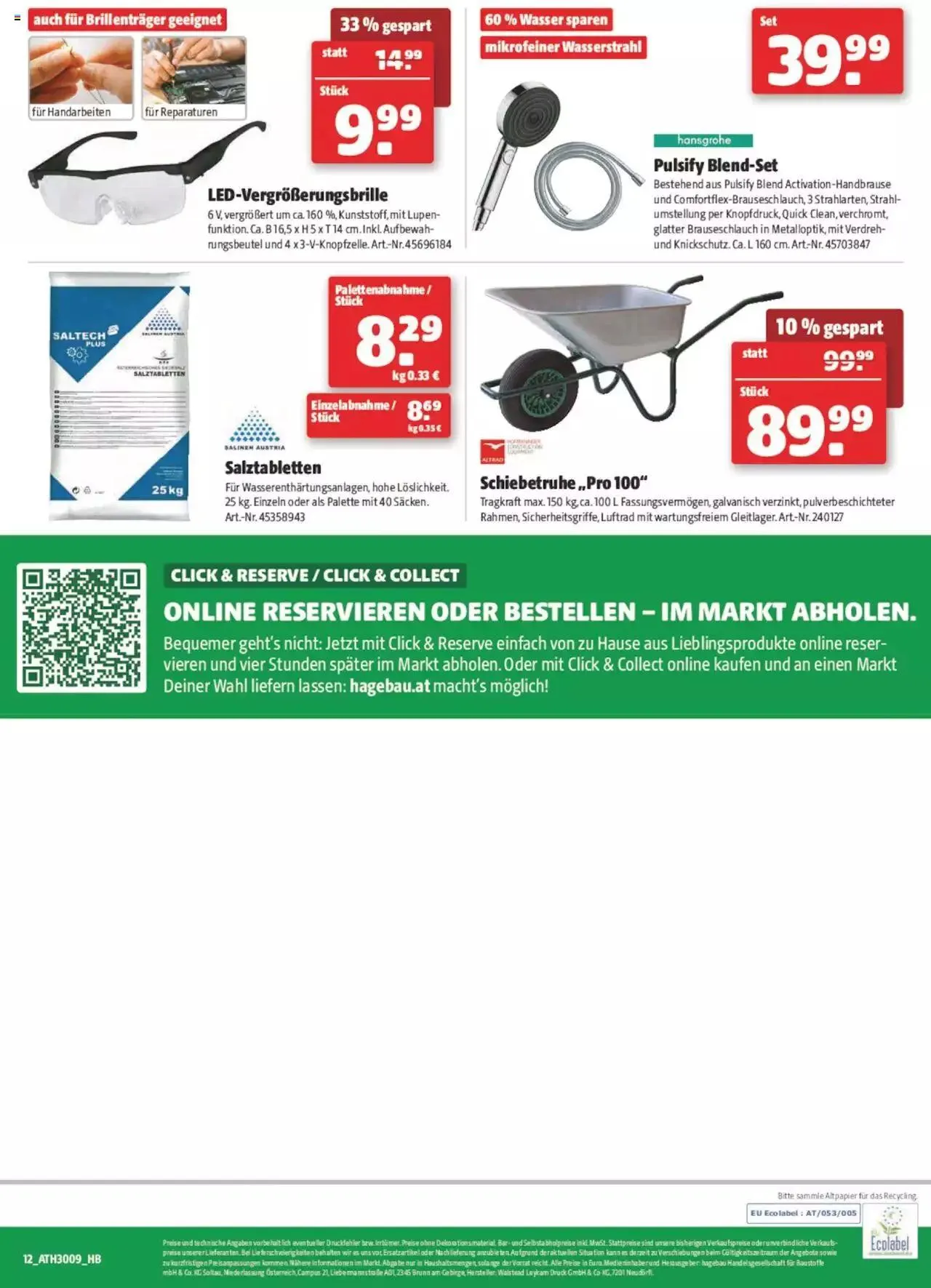 Hagebau Flugblatt von 28. Februar bis 9. März 2024 - Flugblätt seite  12