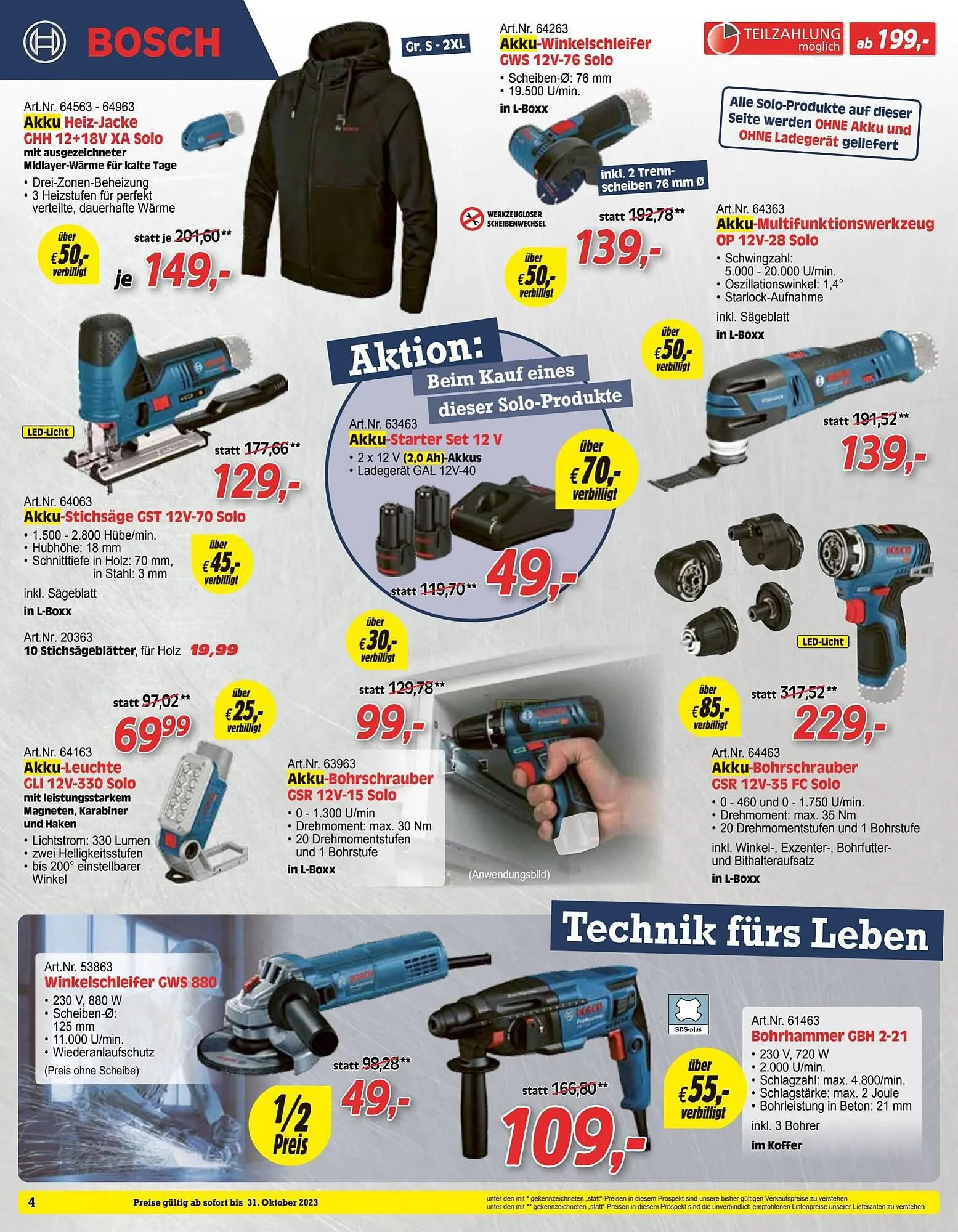 Zgonc Flugblatt von 15. Oktober bis 31. Oktober 2023 - Flugblätt seite 4