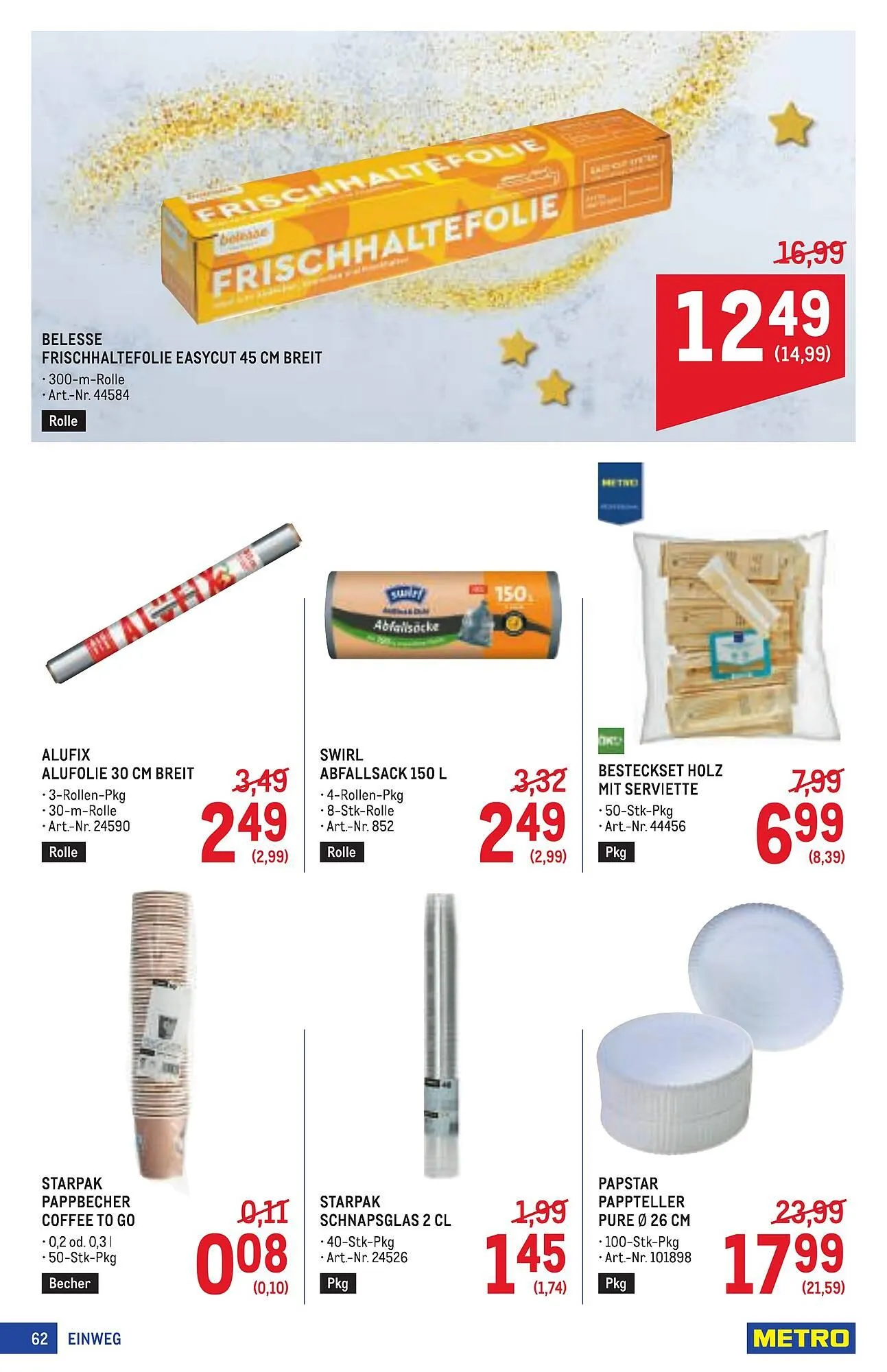 Metro Flugblatt von 11. Dezember bis 7. Jänner 2026 - Flugblätt seite  62