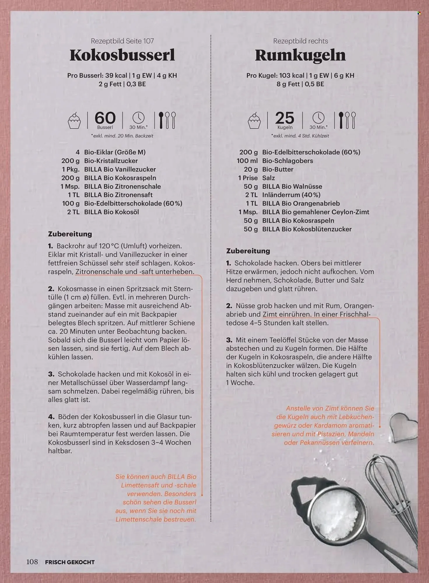 Billa Flugblatt von 1. November bis 30. November 2025 - Flugblätt seite  104