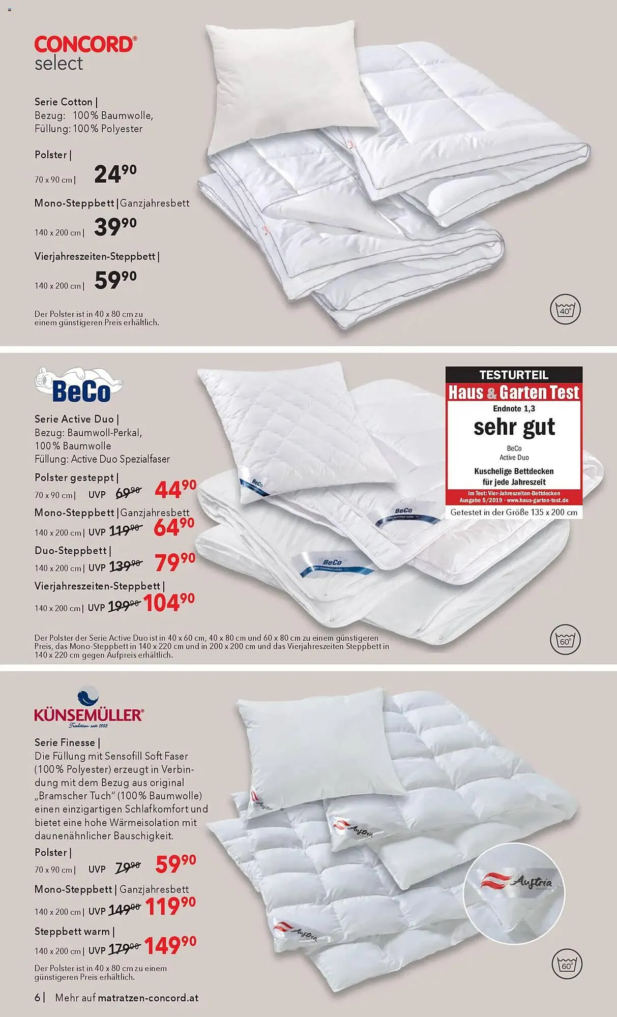 Matratzen Concord Prospekt von 7. November bis 25. November 2025 - Flugblätt seite 6