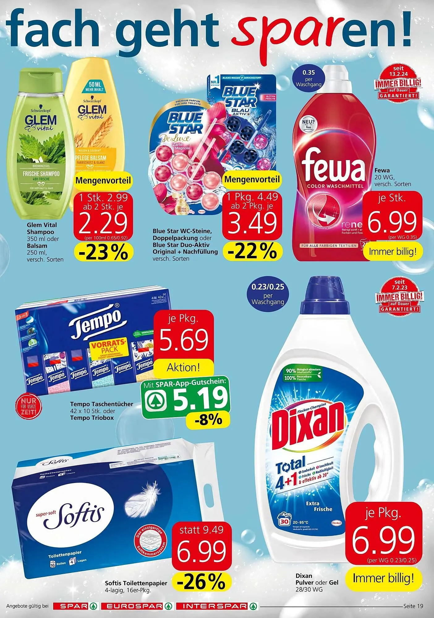 Spar Flugblatt von 17. April bis 30. April 2024 - Flugblätt seite 19