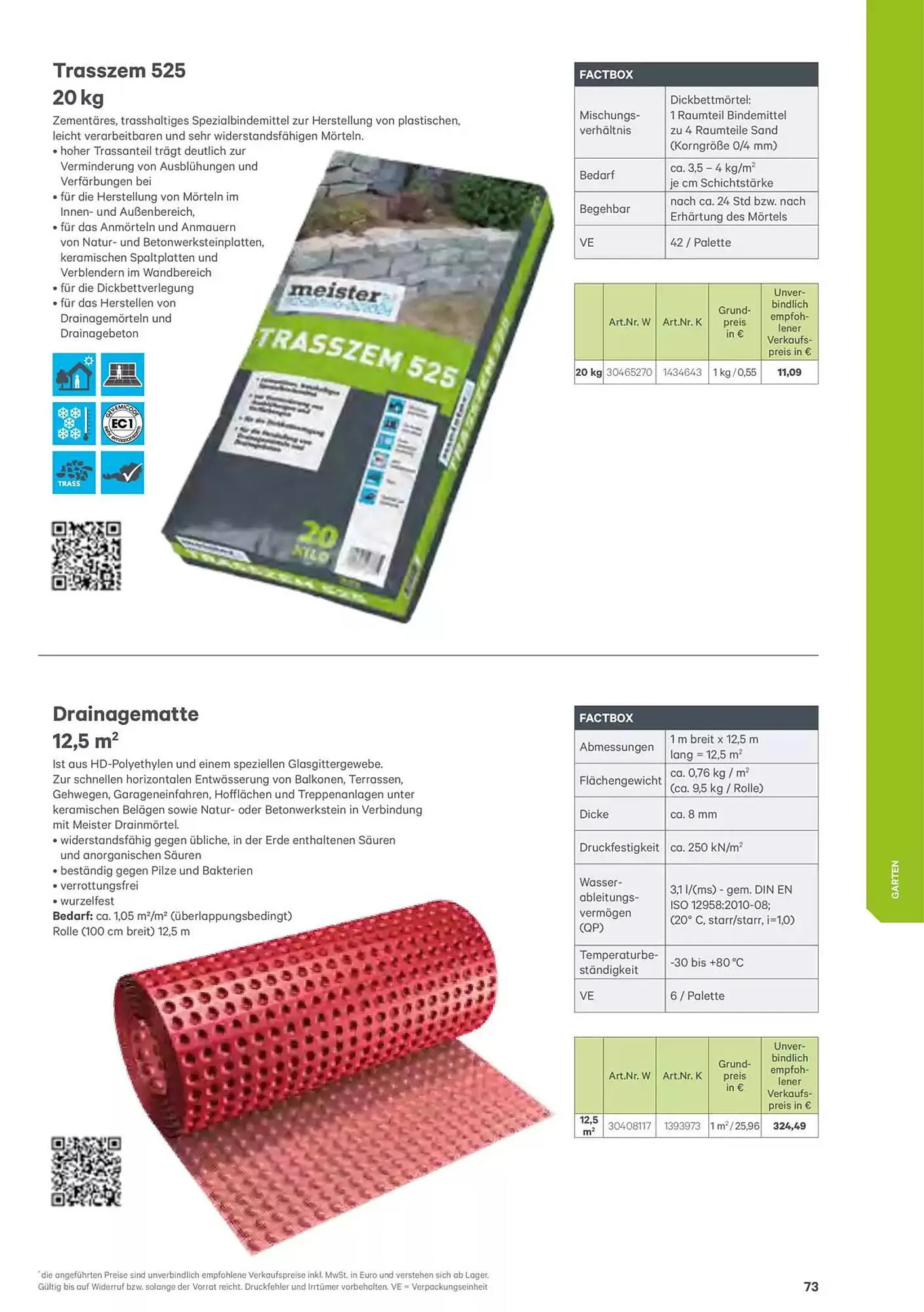 Lagerhaus Graz Land Flugblatt von 9. Jänner bis 31. Dezember 2025 - Flugblätt seite 73