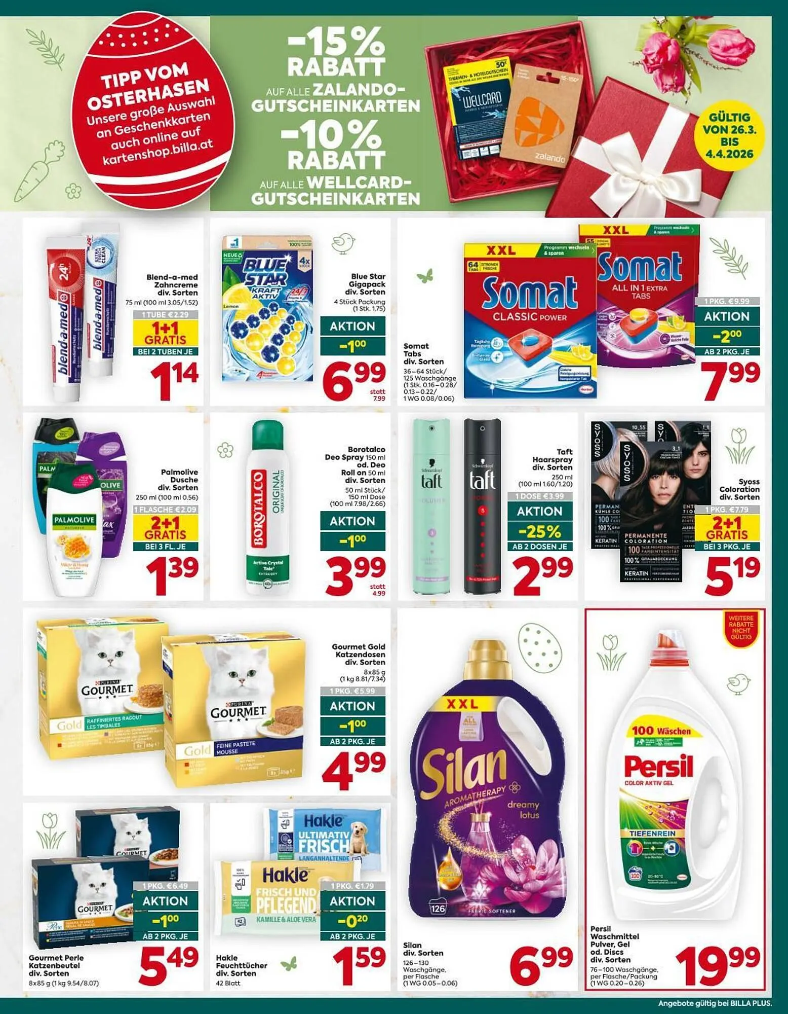 Billa Corso Flugblatt von 26. März bis 4. April 2026 - Flugblätt seite  19