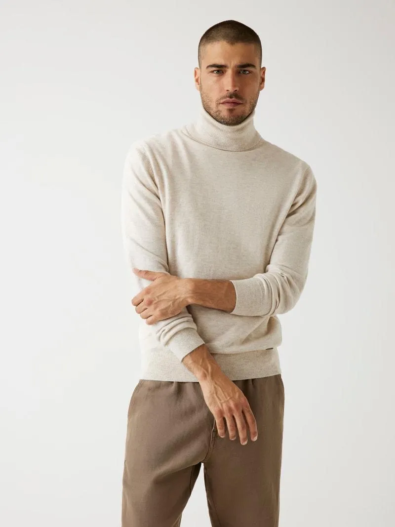Rollkragenpullover Wollmix