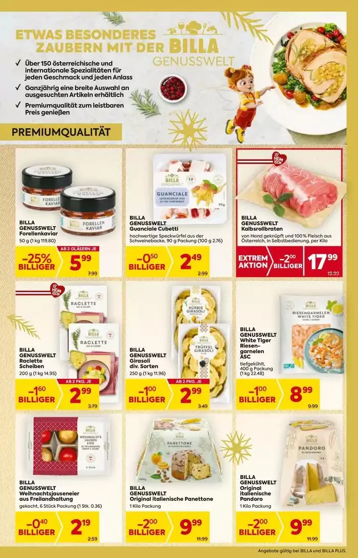 BILLA PLUS Flugblatt von 28. November bis 12. Dezember 2024 - Flugblätt seite 5