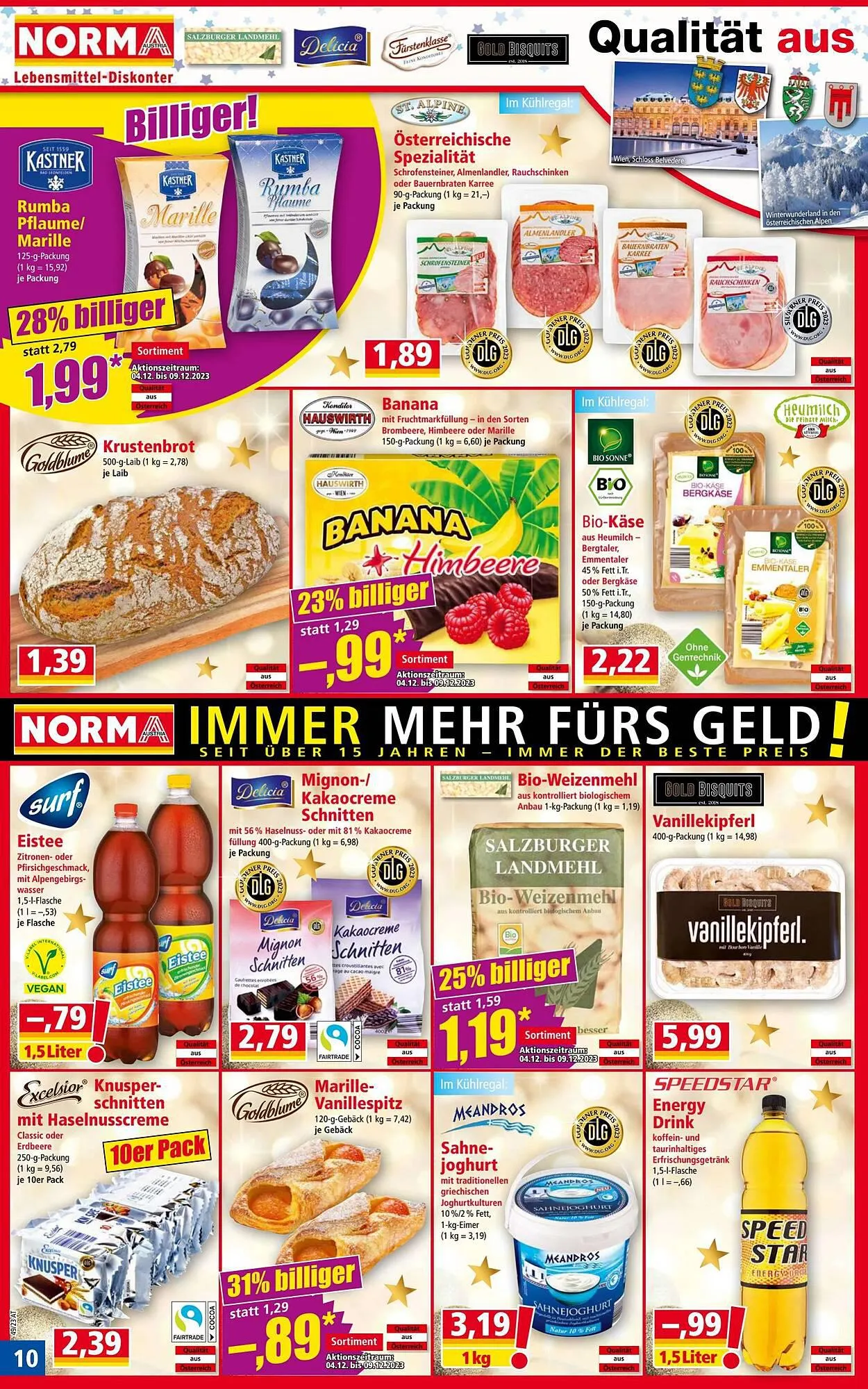 Norma Flugblatt von 3. Dezember bis 9. Dezember 2023 - Flugblätt seite 10