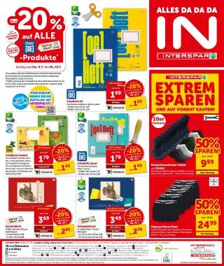 INTERSPAR Flugblatt von 9. Juli bis 15. Juli 2026 - Flugblätt seite 17