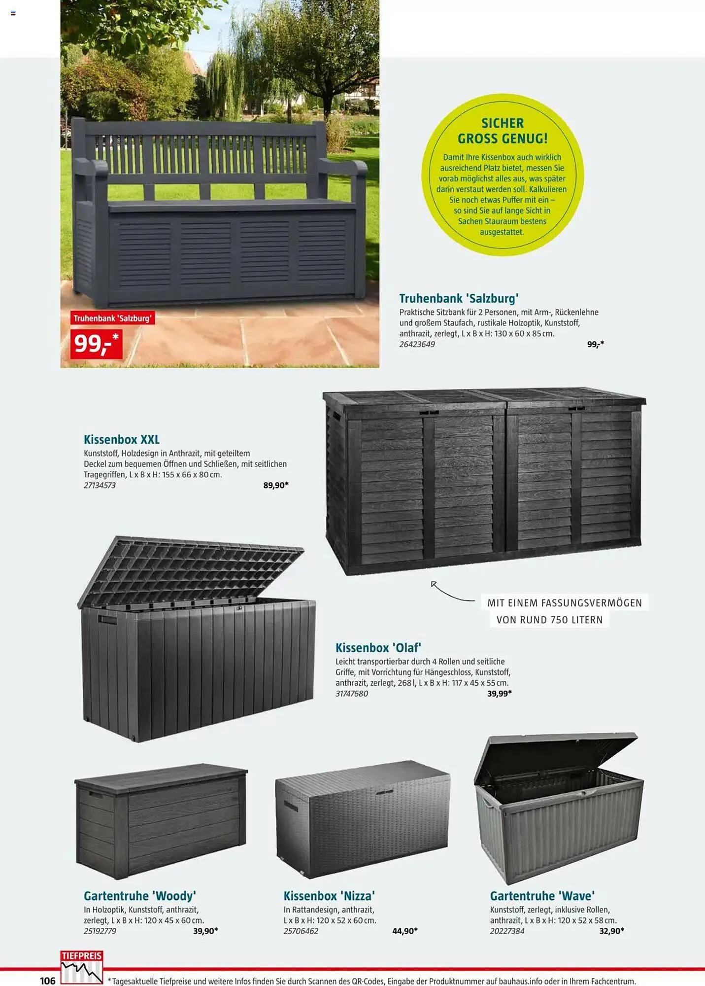 Bauhaus Flugblatt von 4. März bis 4. Jänner 2026 - Flugblätt seite  106
