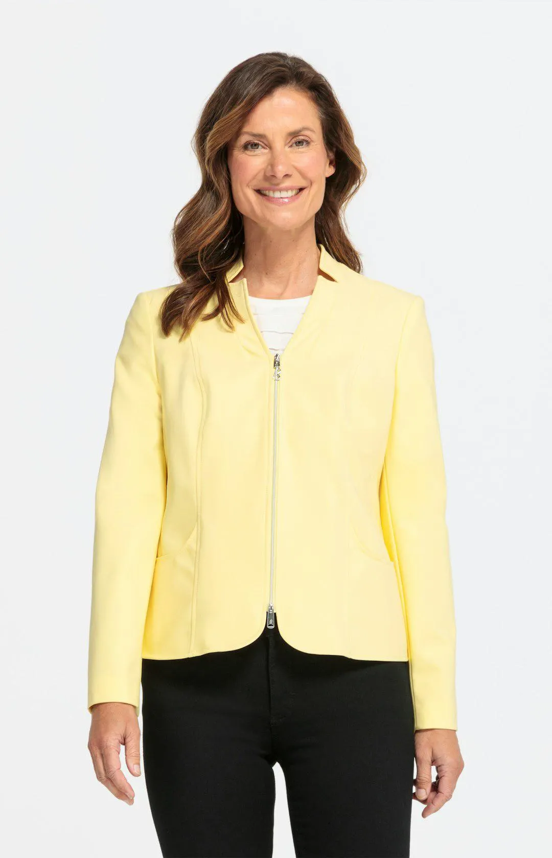 Sportlicher Blazer in Softshell-Haptik