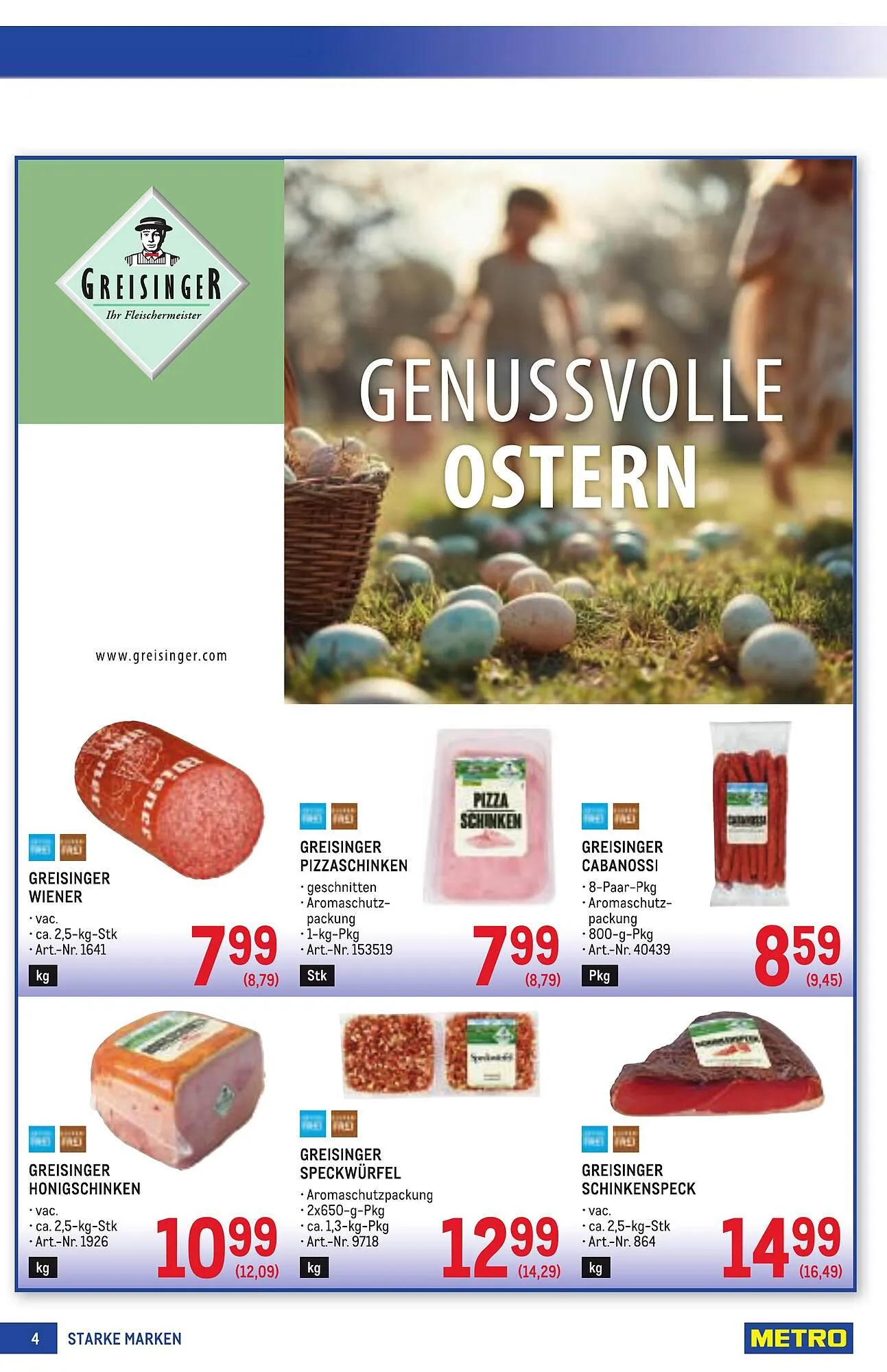 Metro Flugblatt von 2. April bis 15. April 2026 - Flugblätt seite  4