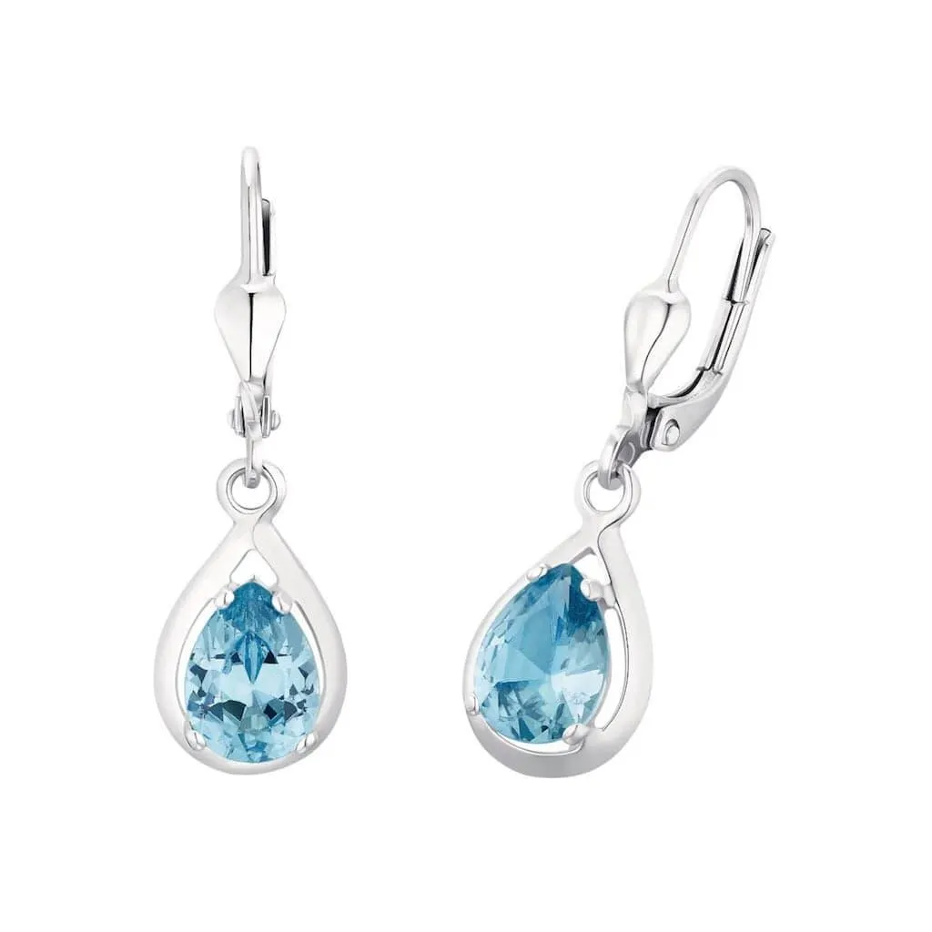 Amor Paar Ohrhänger », 2017160« mit Aquamarin