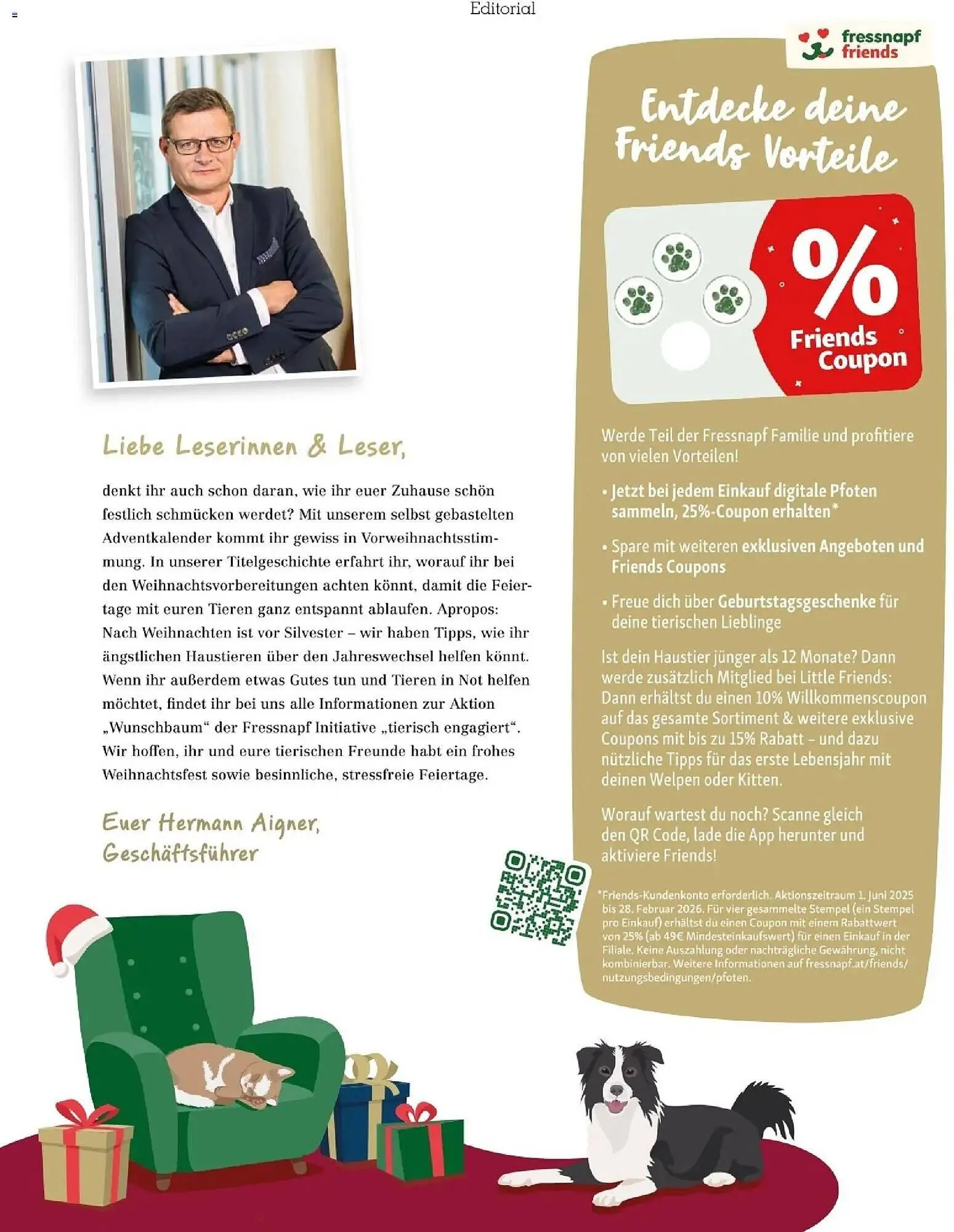 Fressnapf Flugblatt von 1. November bis 31. Dezember 2025 - Flugblätt seite  3