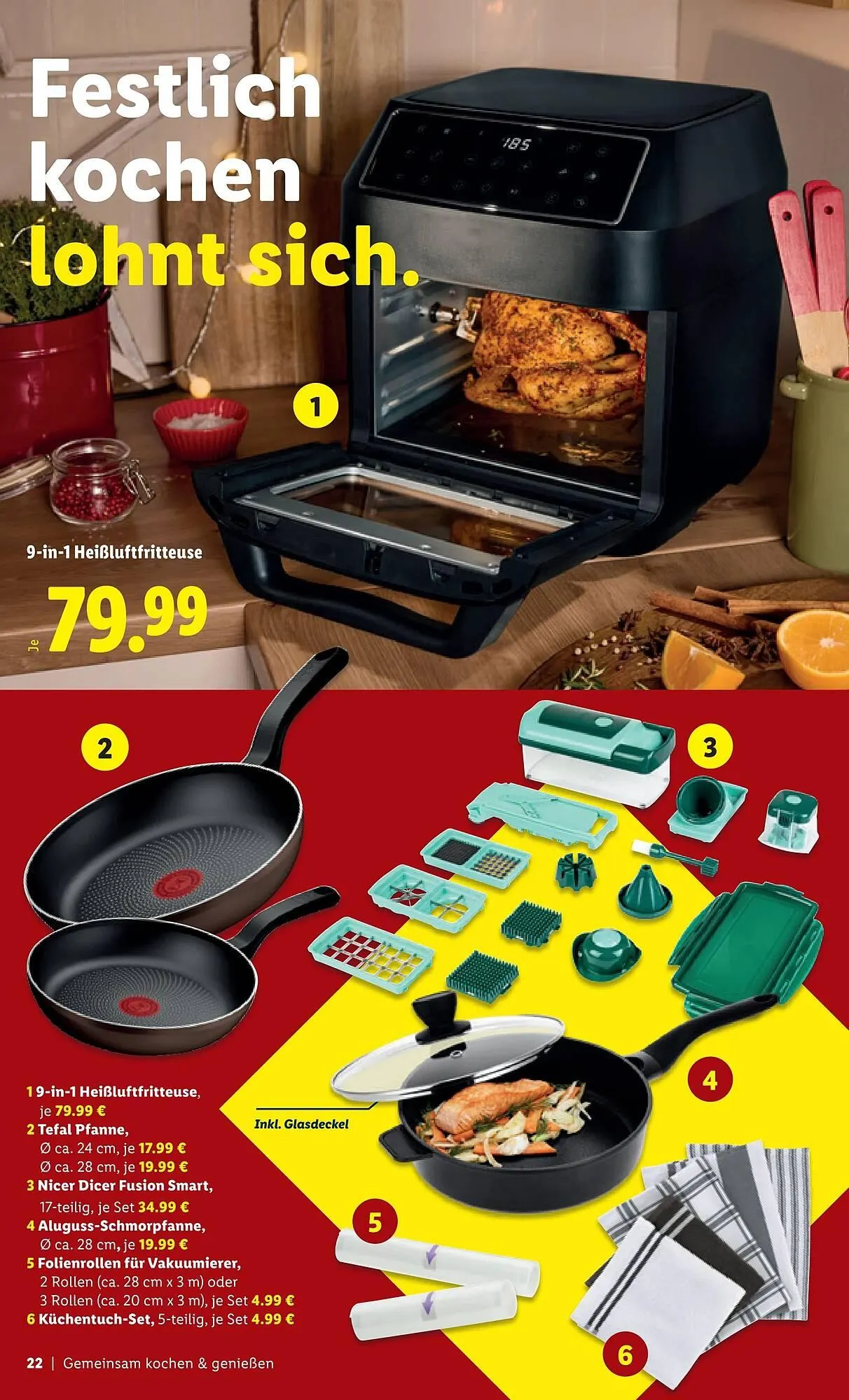 Lidl Flugblatt von 26. Oktober bis 21. Dezember 2025 - Flugblätt seite  22