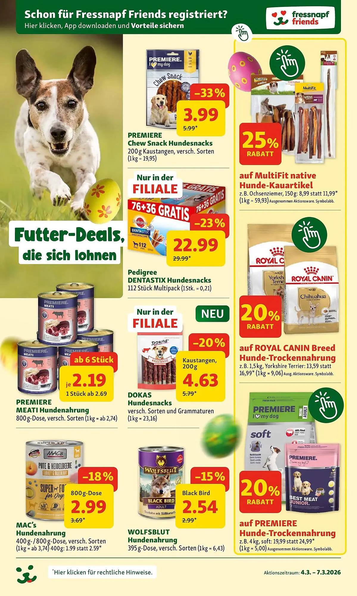 Fressnapf Flugblatt von 4. März bis 7. März 2026 - Flugblätt seite 4