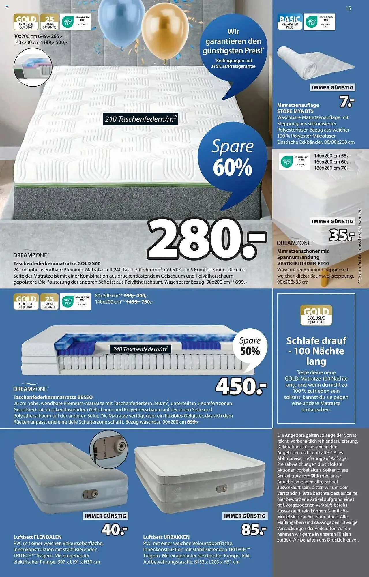 JYSK Flugblatt von 1. Oktober bis 26. Oktober 2025 - Flugblätt seite  15
