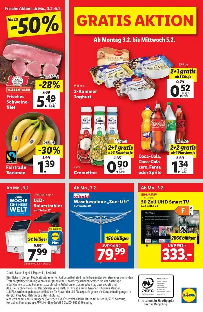 Tolles Angebot für alle Kunden von 30. Jänner bis 5. Februar 2025 - Flugblätt seite  44