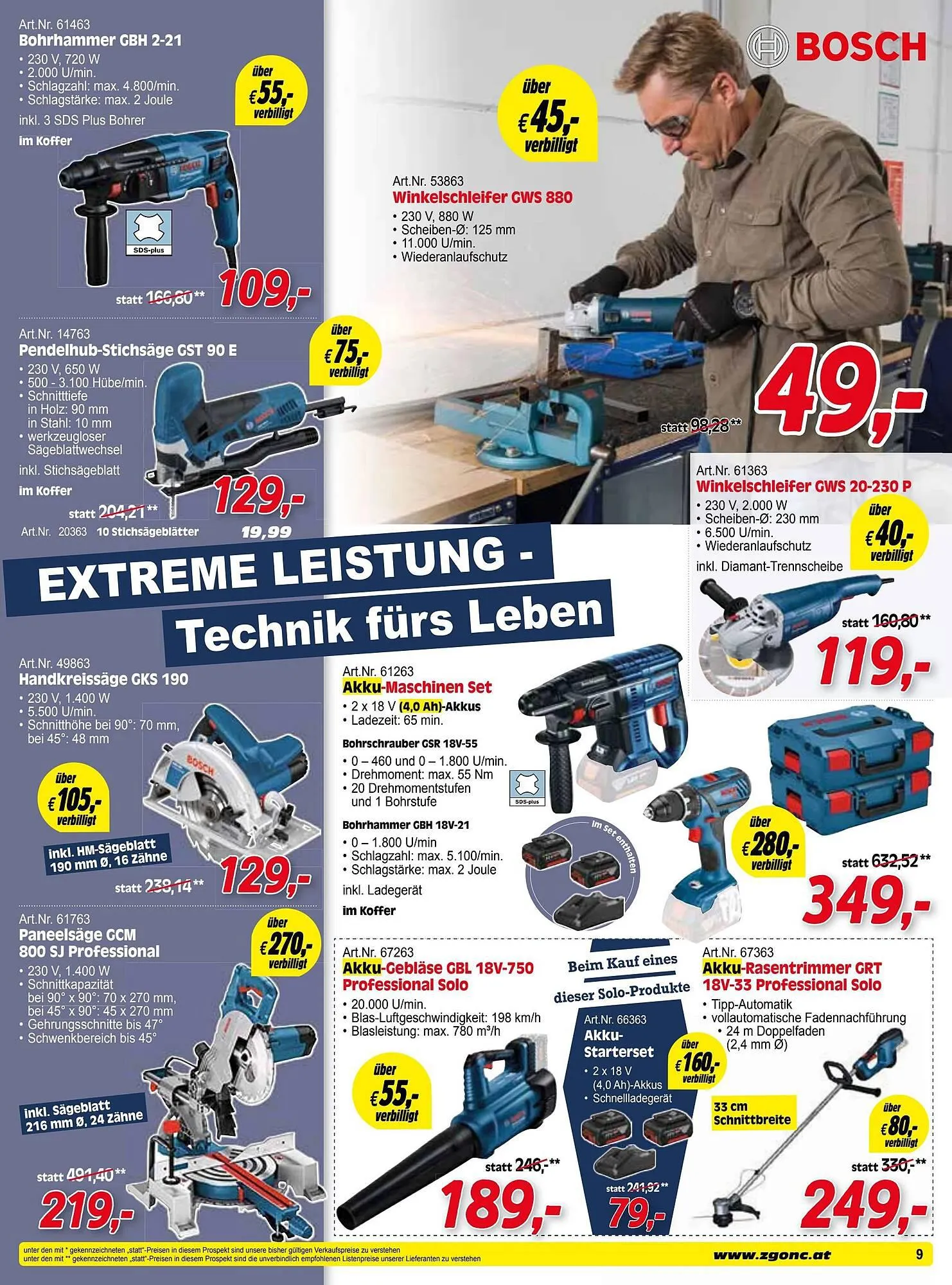 Zgonc Flugblatt von 31. August bis 30. September 2023 - Flugblätt seite 9