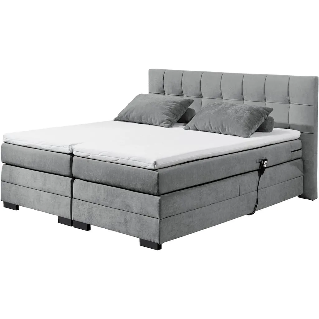 ED EXCITING DESIGN Boxspringbett »Talena« inkl. Motor und Topper