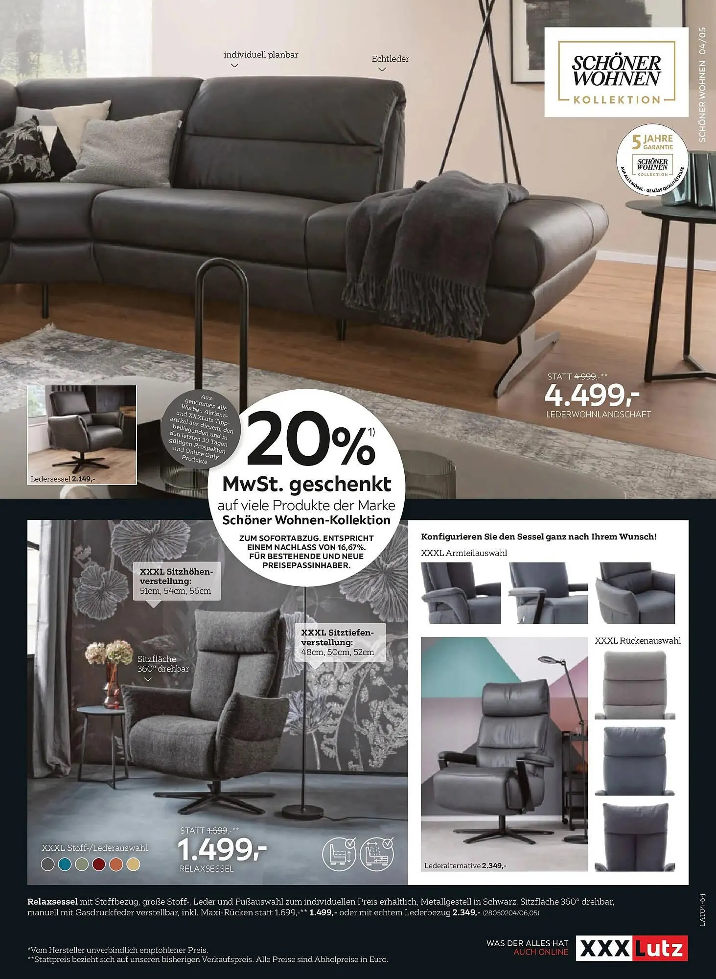 XXXLutz Prospekt von 7. April bis 21. April 2026 - Flugblätt seite  5