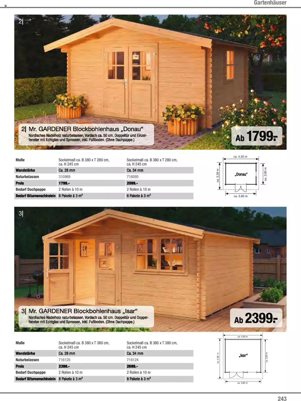 Hagebau Gartenjahr 2023 von 7. März bis 31. Dezember 2023 - Flugblätt seite  243