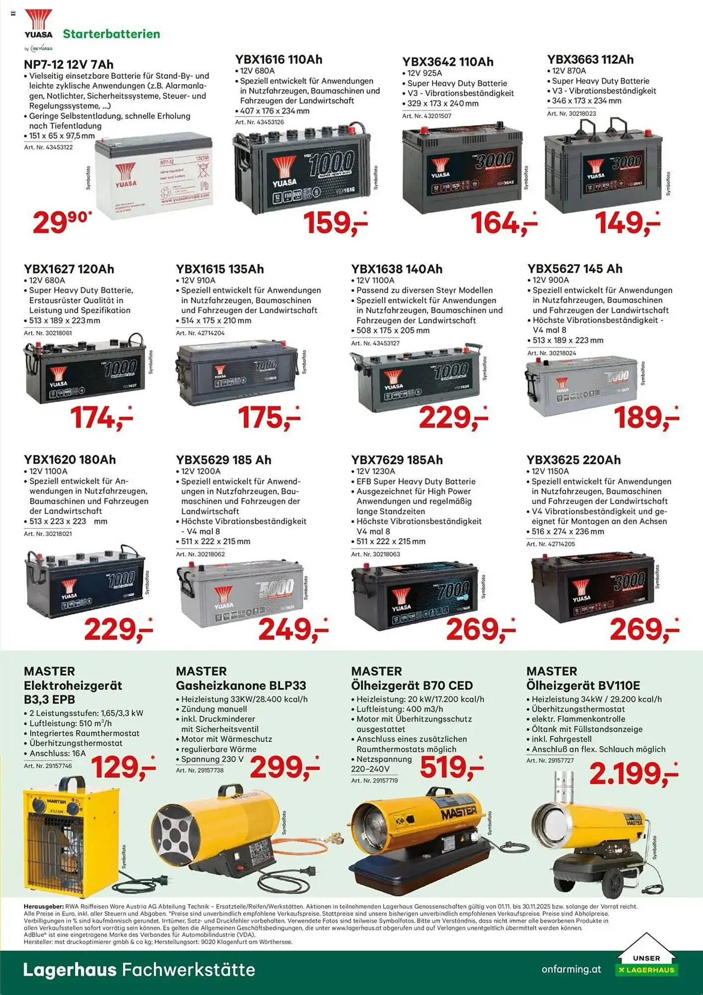 Lagerhaus Flugblatt von 1. November bis 30. November 2025 - Flugblätt seite 53