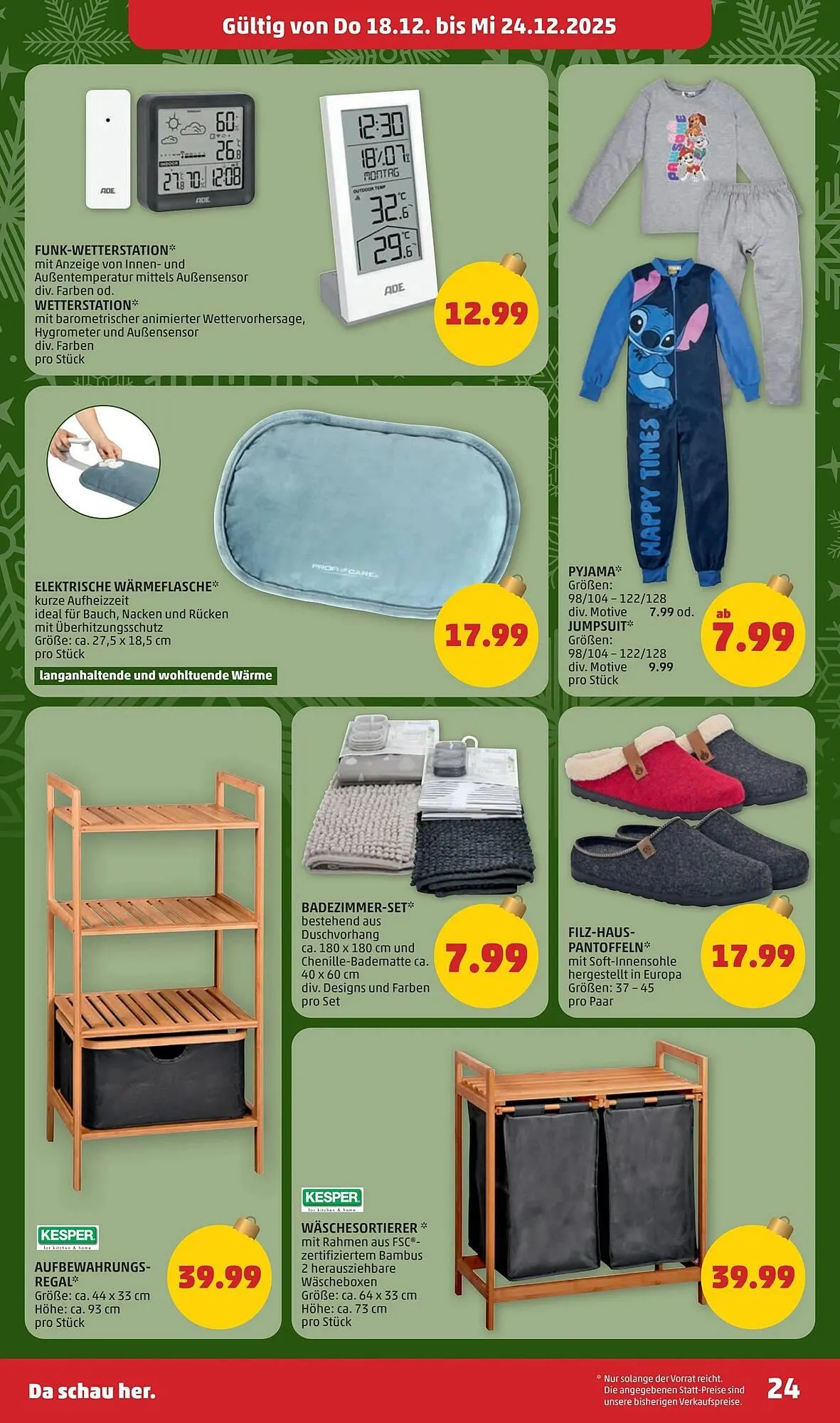 PENNY Flugblatt von 18. Dezember bis 24. Dezember 2025 - Flugblätt seite  24