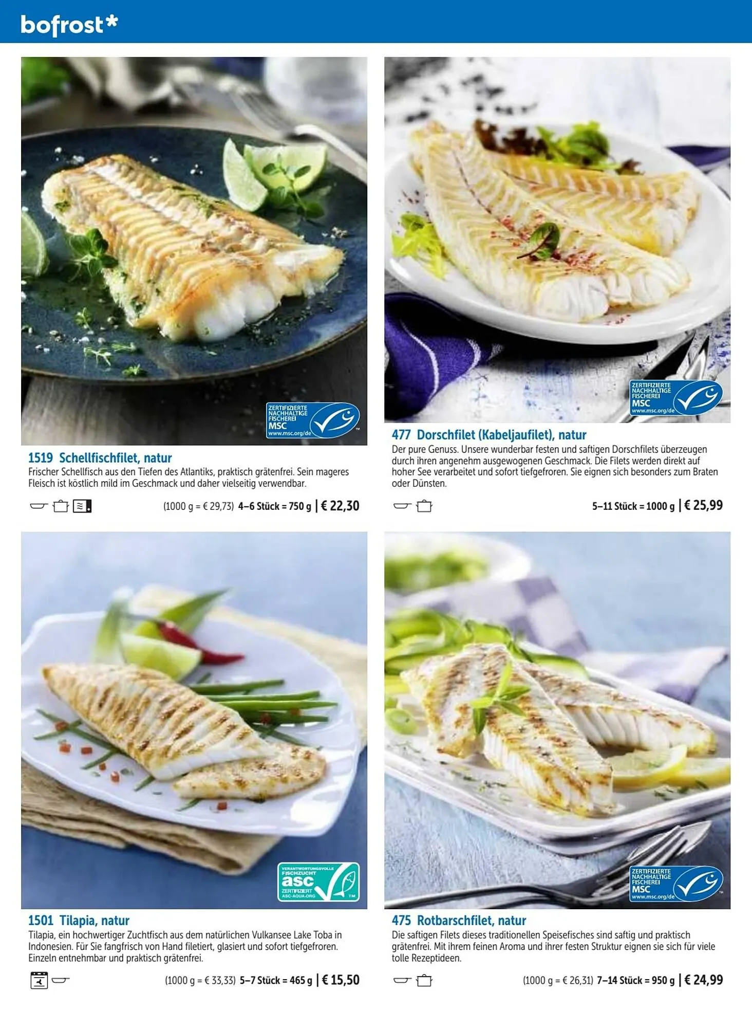 Bofrost Flugblatt von 25. September bis 29. Februar 2024 - Flugblätt seite 46