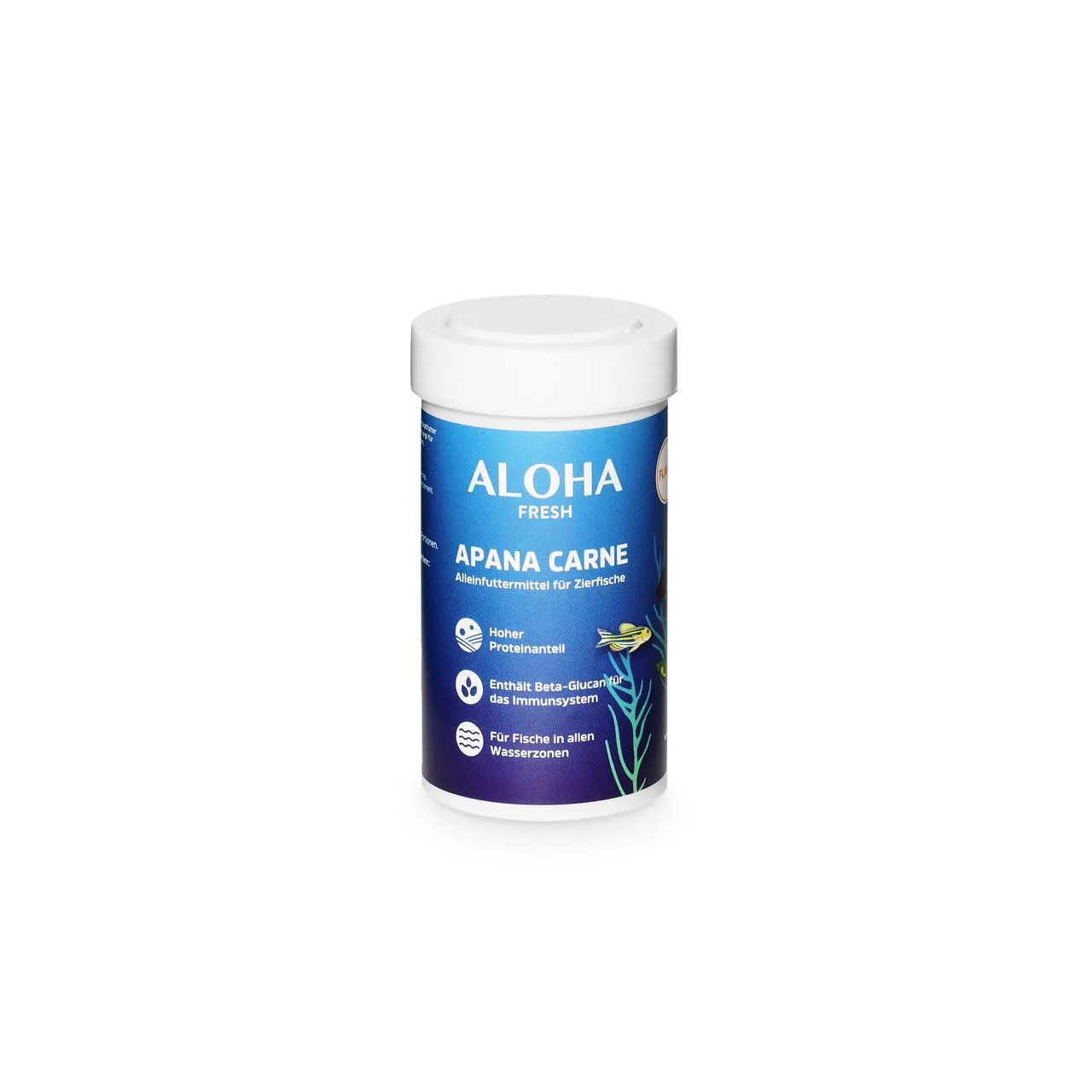 Aloha Fresh Apana Carne Flakes Aquarium Flockenfutter 100 ml