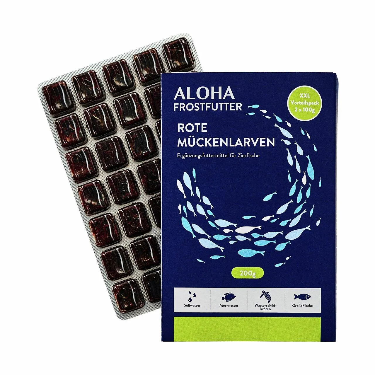 ALOHA Rote Mückenlarven BLISTER ECO 200 g