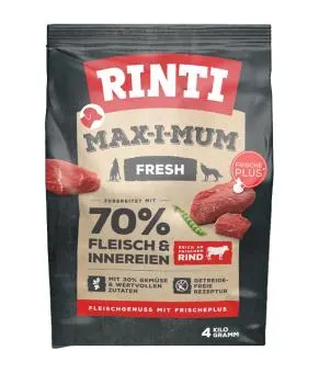 RINTI MAX-I-MUM mit Rind für Hunde 4 kg