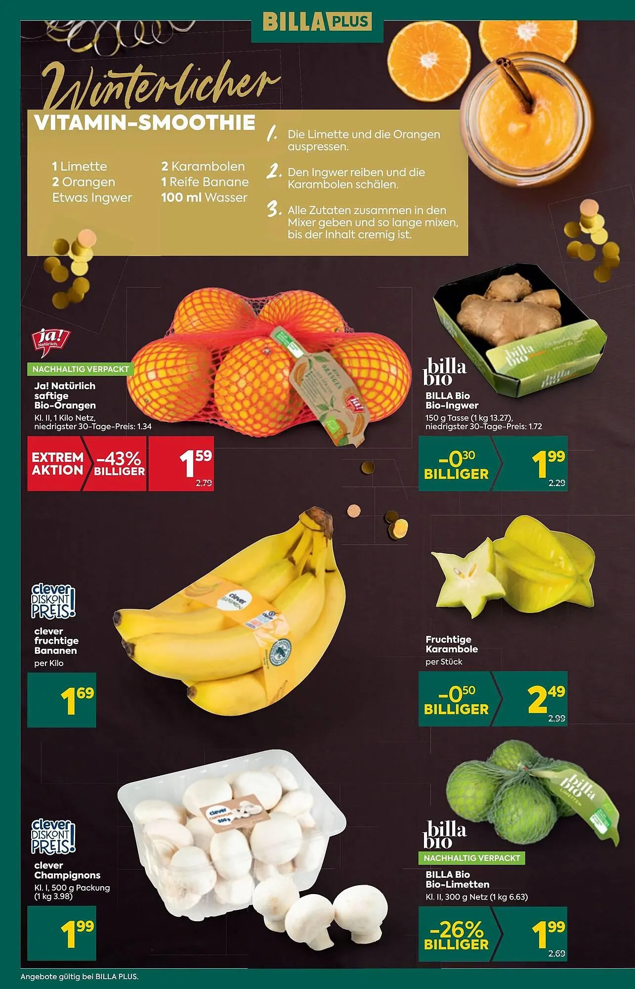 Billa Flugblatt von 26. Dezember bis 30. Dezember 2023 - Flugblätt seite 10