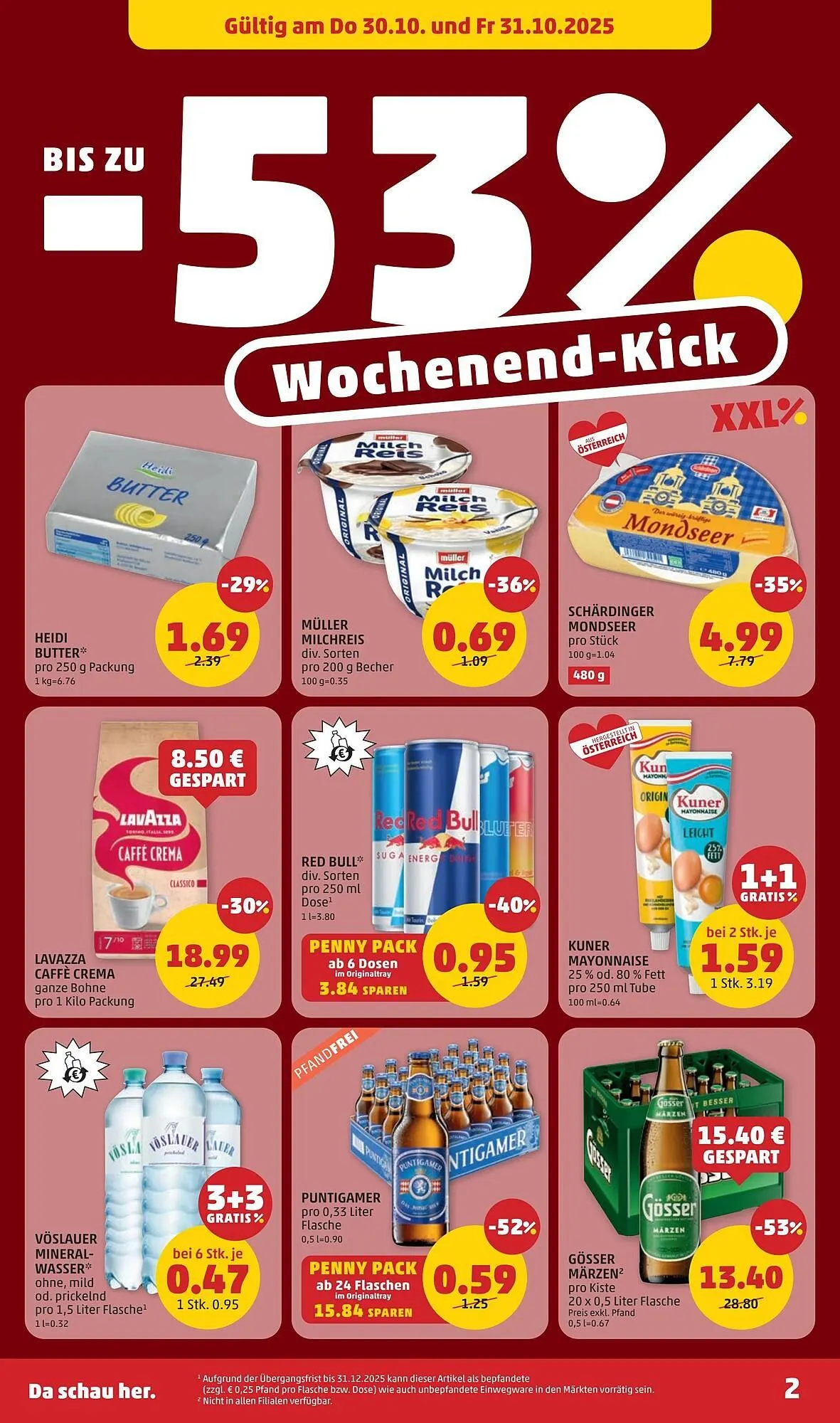 PENNY Flugblatt von 30. Oktober bis 5. November 2025 - Flugblätt seite 2