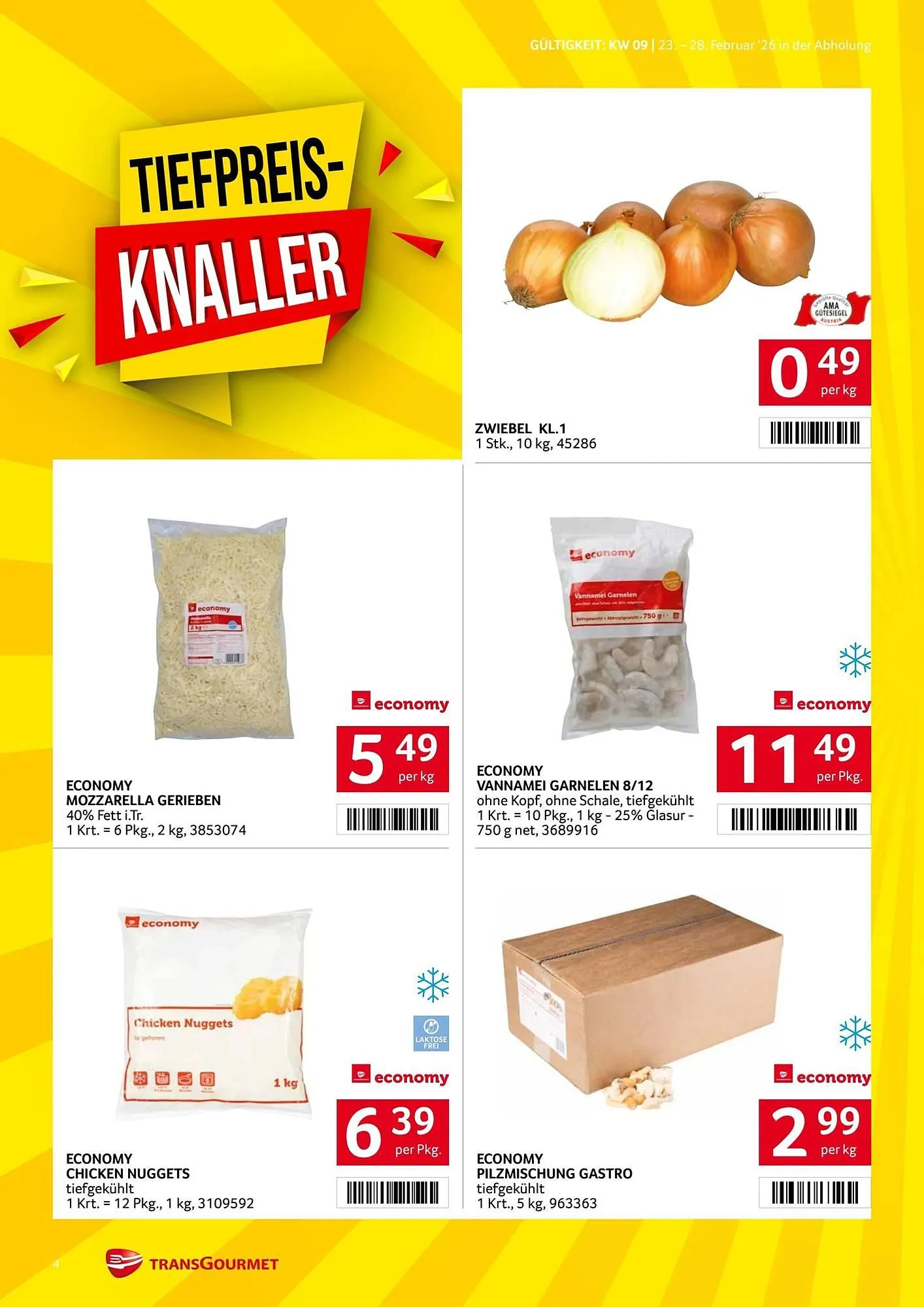 Transgourmet Flugblatt von 23. Februar bis 28. Februar 2026 - Flugblätt seite  4