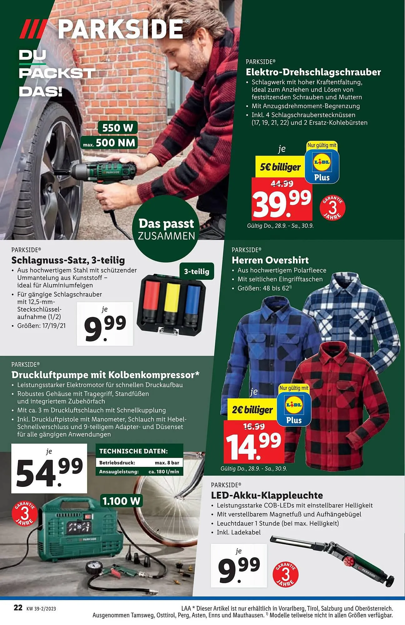 Lidl Flugblatt von 27. September bis 4. Oktober 2023 - Flugblätt seite 22