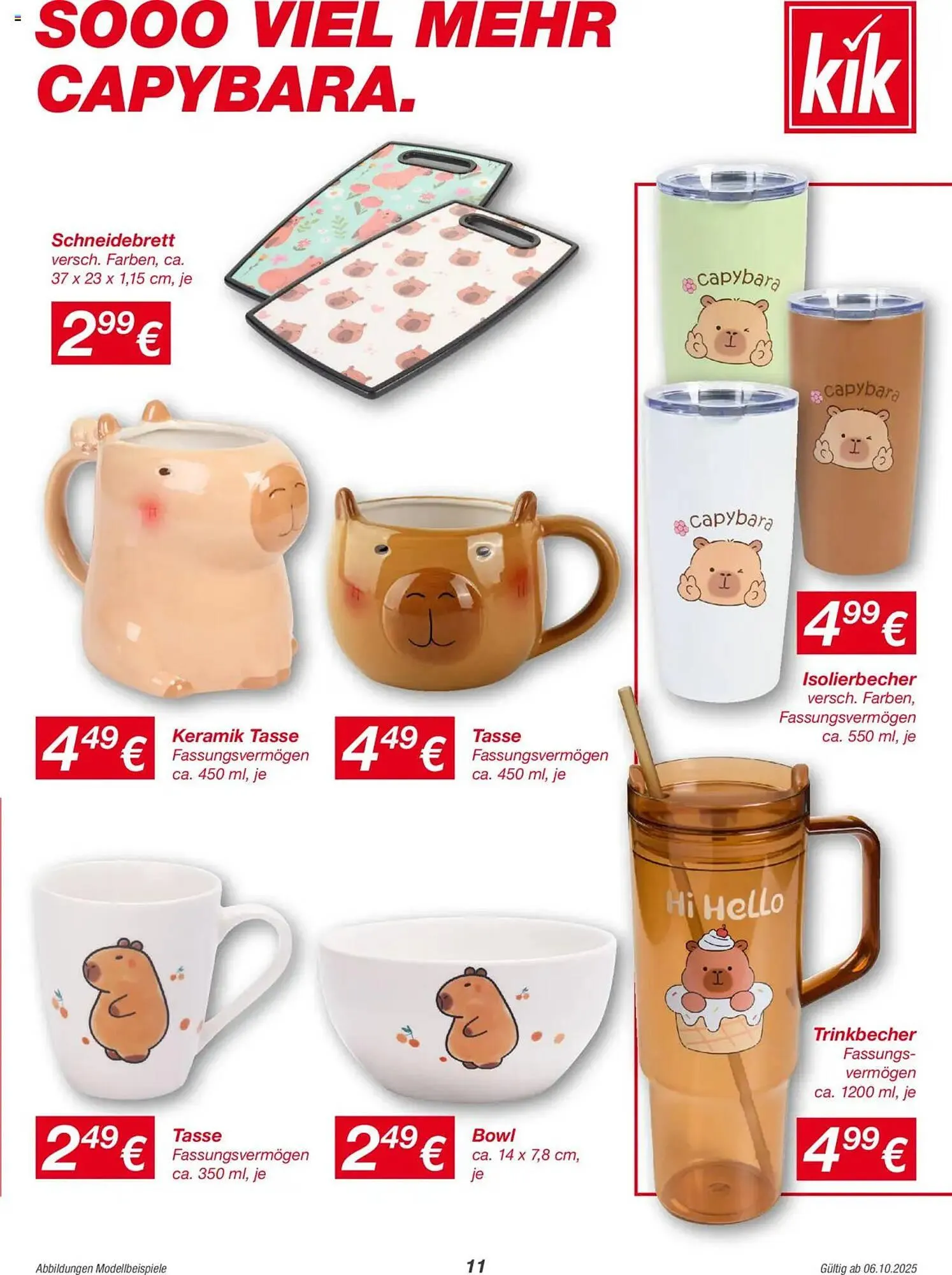 KiK Prospekt von 6. Oktober bis 17. November 2025 - Flugblätt seite  11