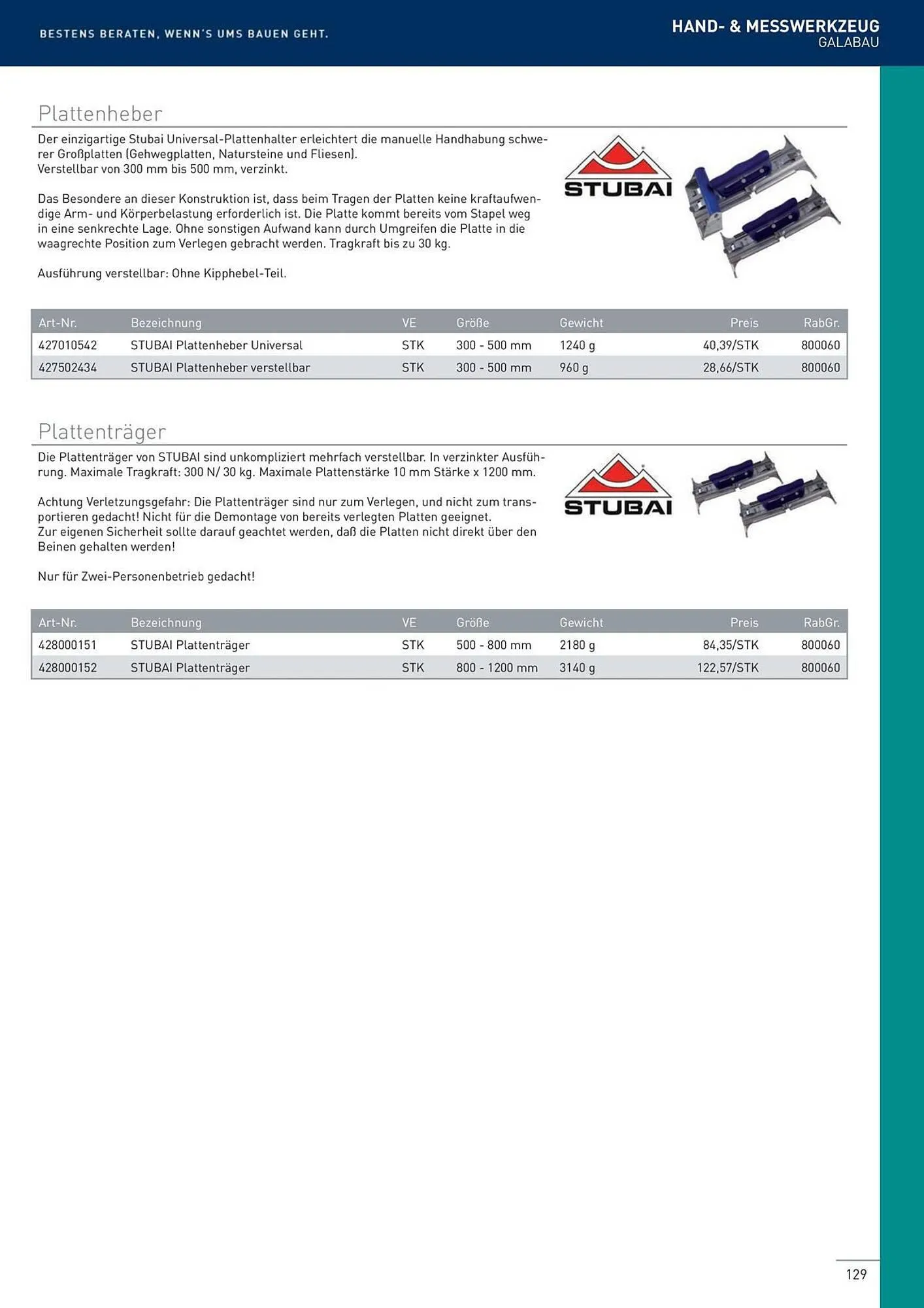 Würth Flugblatt von 22. Februar bis 31. Dezember 2024 - Flugblätt seite  129