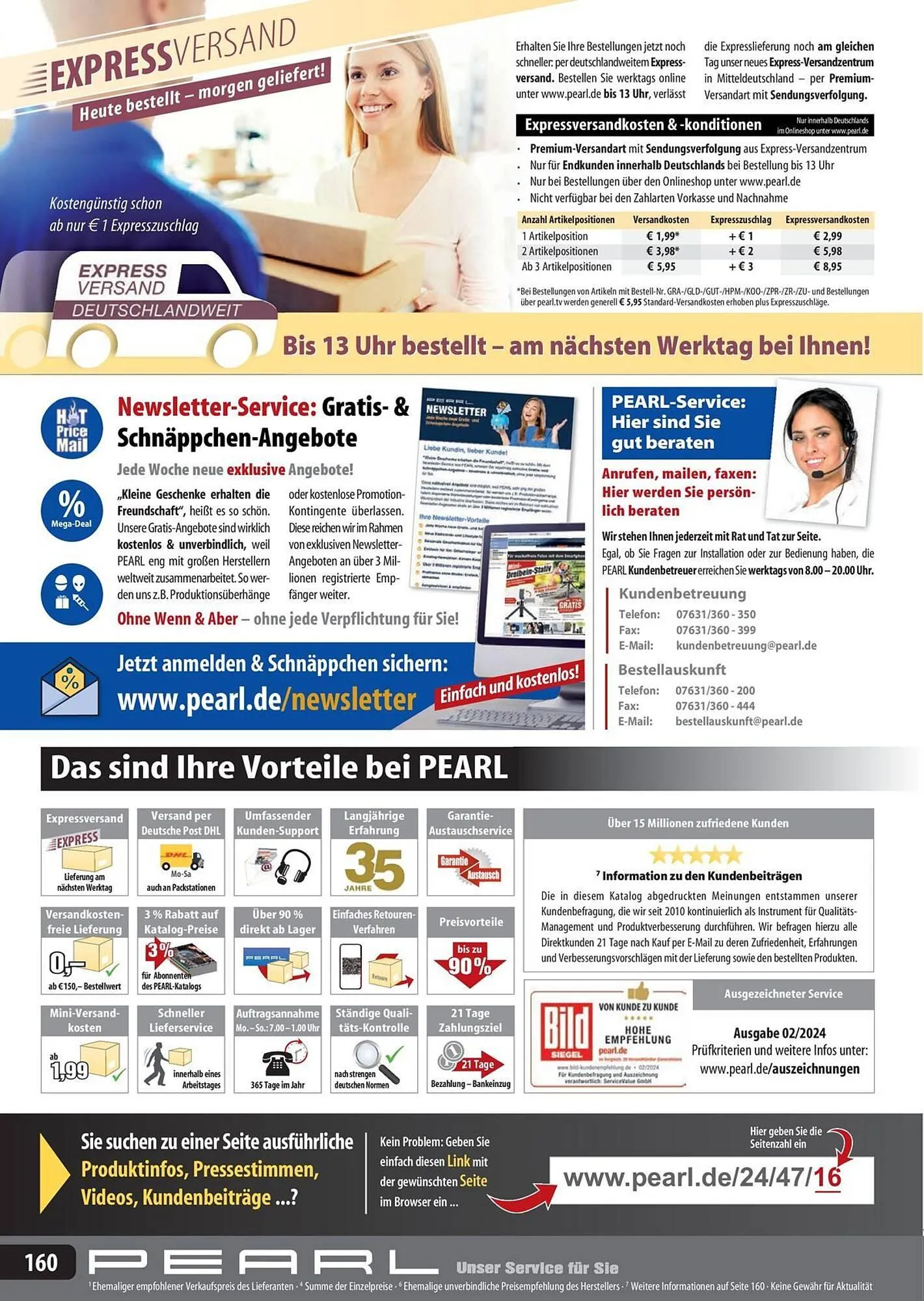Pearl Flugblatt von 31. August bis 28. September 2024 - Flugblätt seite  160