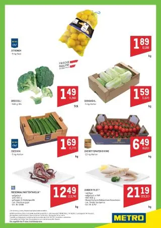 METRO Flugblatt Food von 12. Oktober bis 17. Oktober 2026 - Flugblätt seite 2