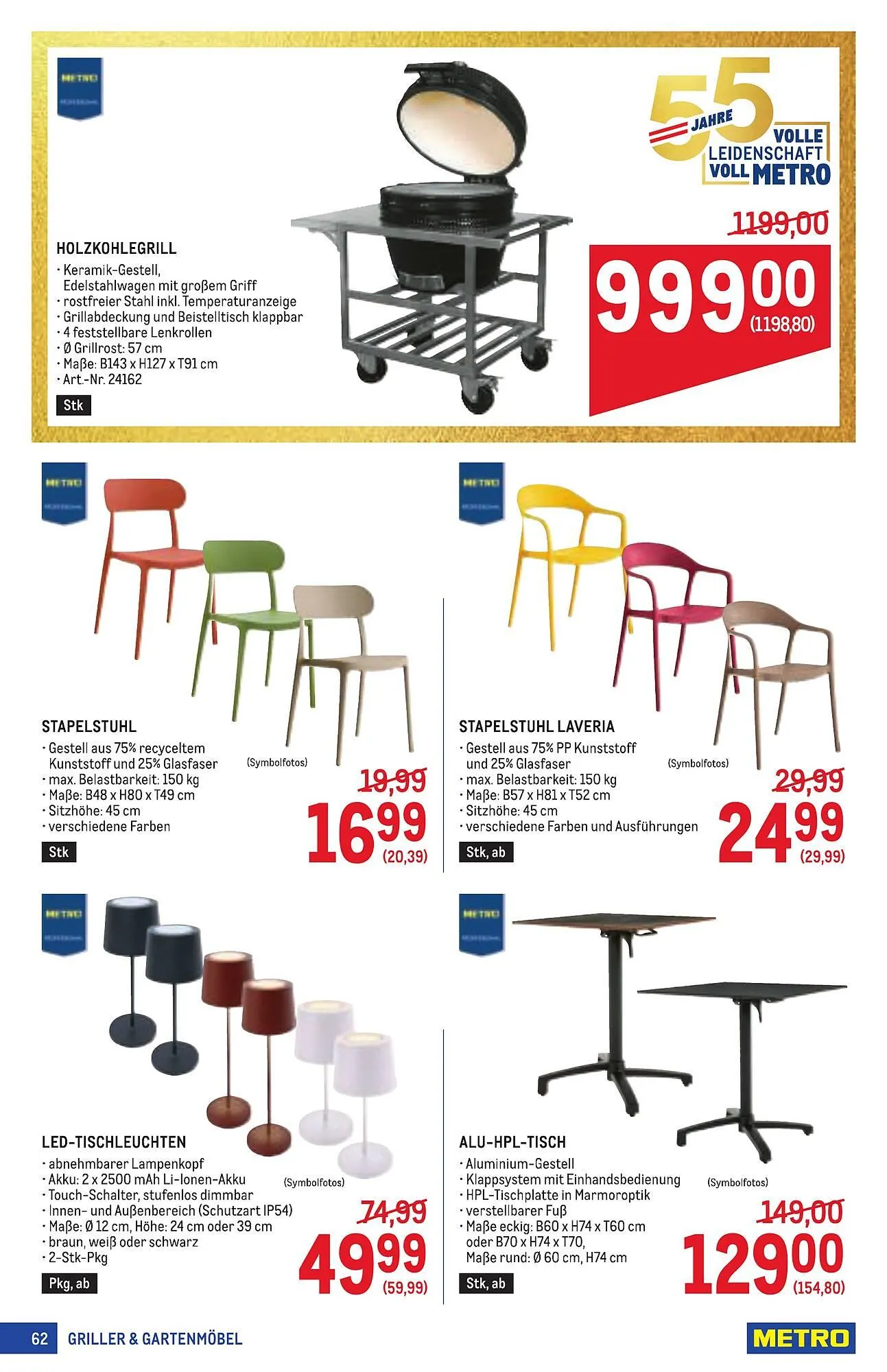 Metro Flugblatt von 2. April bis 15. April 2026 - Flugblätt seite  62