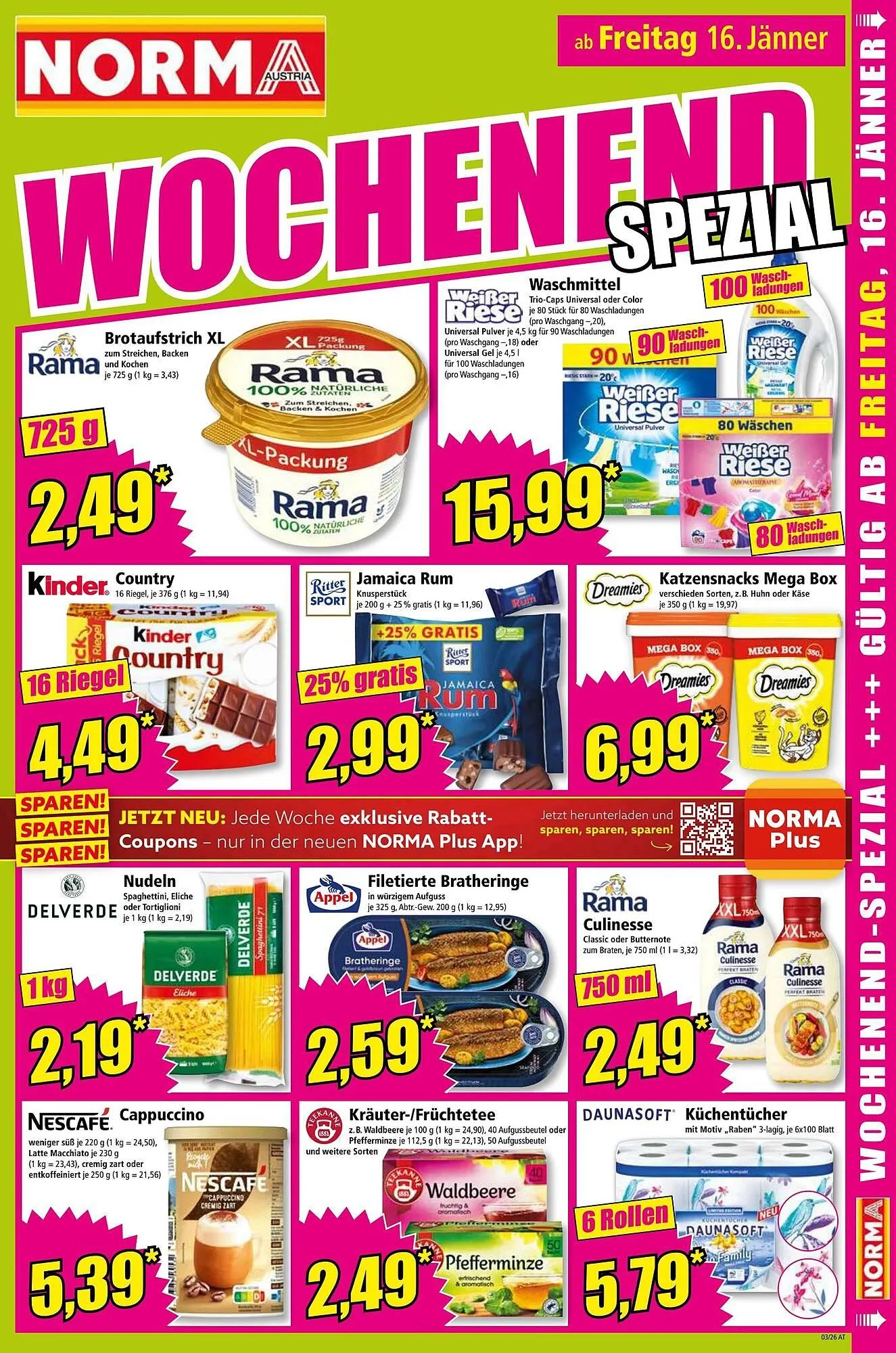 Norma Prospekt von 12. Jänner bis 18. Jänner 2026 - Flugblätt seite 17