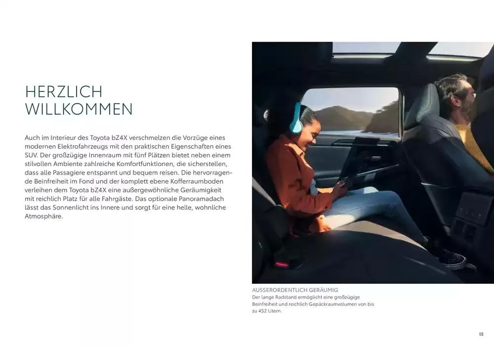 Toyota bZ4X von 7. Dezember bis 7. Dezember 2025 - Flugblätt seite 15