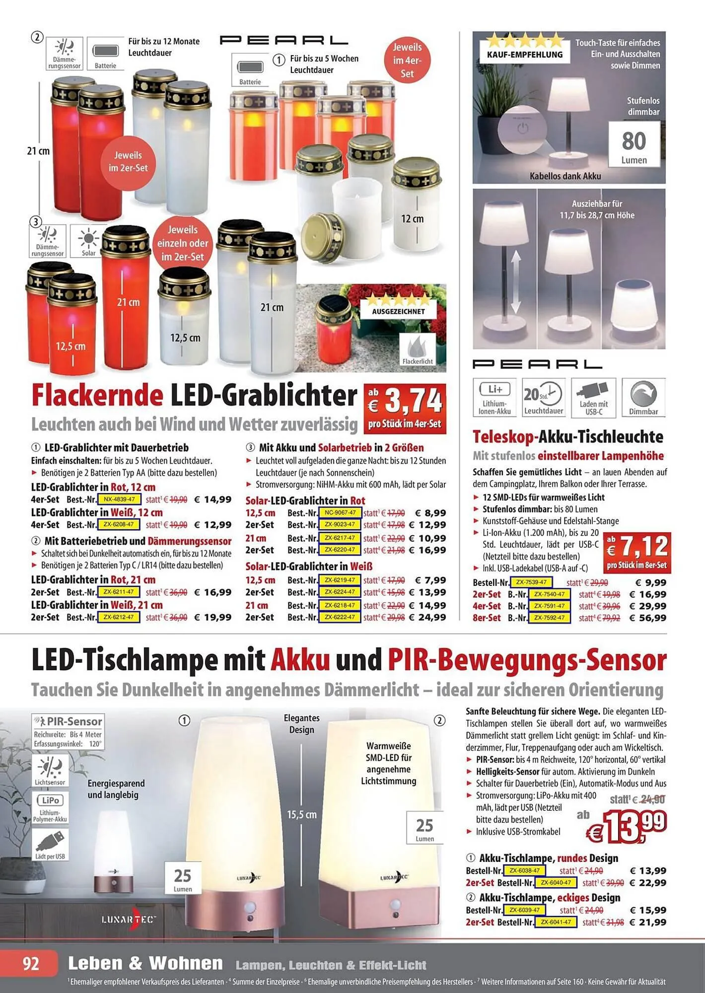 Pearl Flugblatt von 31. August bis 28. September 2024 - Flugblätt seite  92