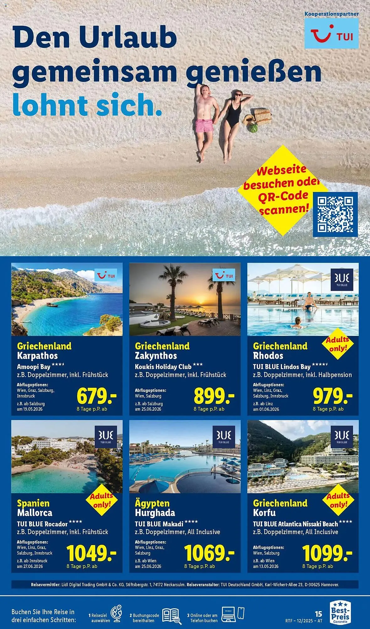 Lidl Flugblatt von 13. Dezember bis 15. Jänner 2026 - Flugblätt seite  15