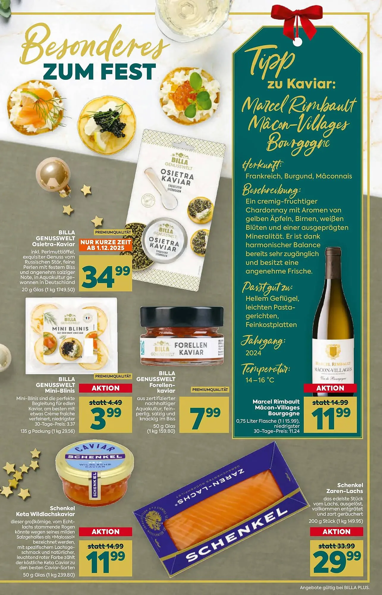 Billa Flugblatt von 27. November bis 24. Dezember 2025 - Flugblätt seite  7