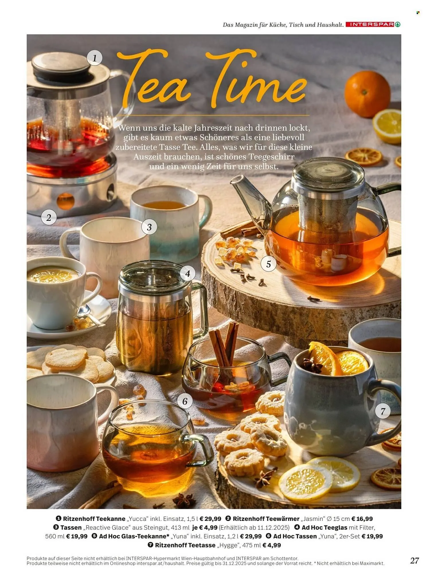 Interspar Flugblatt von 29. September bis 31. Dezember 2025 - Flugblätt seite  27